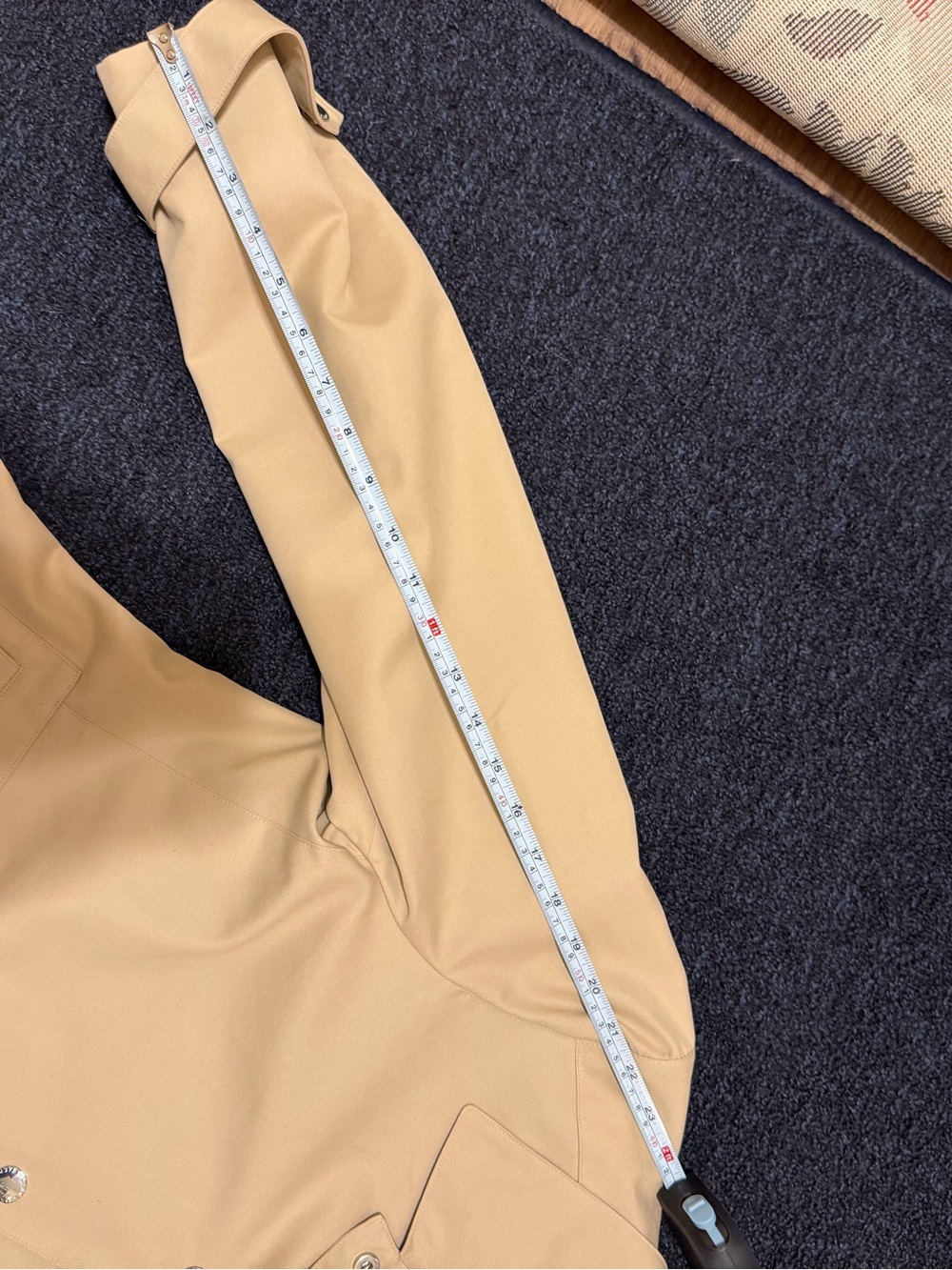 Lauren Ralph Lauren Women’s Beige Utility Shirt Jacket -Vintage - Picture 5 of 5